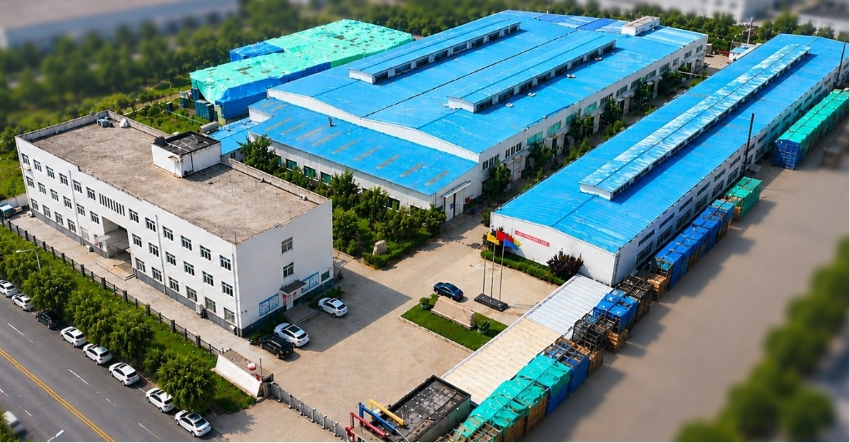 Edificio de fábrica y sitio de producción de Huayi Yiyi