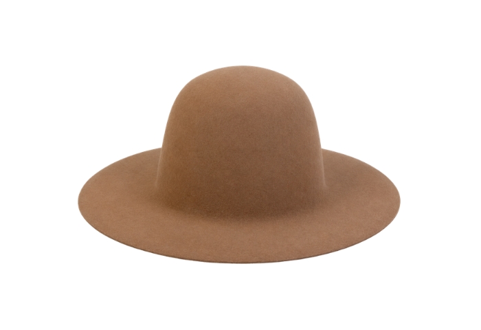 Cuerpo de sombrero de lana tipo capelina